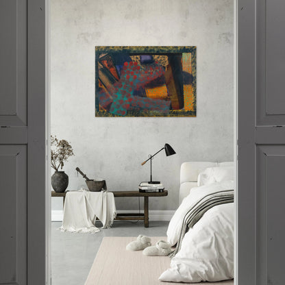 Dinner at Smith Square - 1979 - Howard Hodgkin Brushed Aluminum Print - 70x100 cm / 28x40 inches | Howard Hodgkin Aluminum Print | Howard Hodgkin Prints