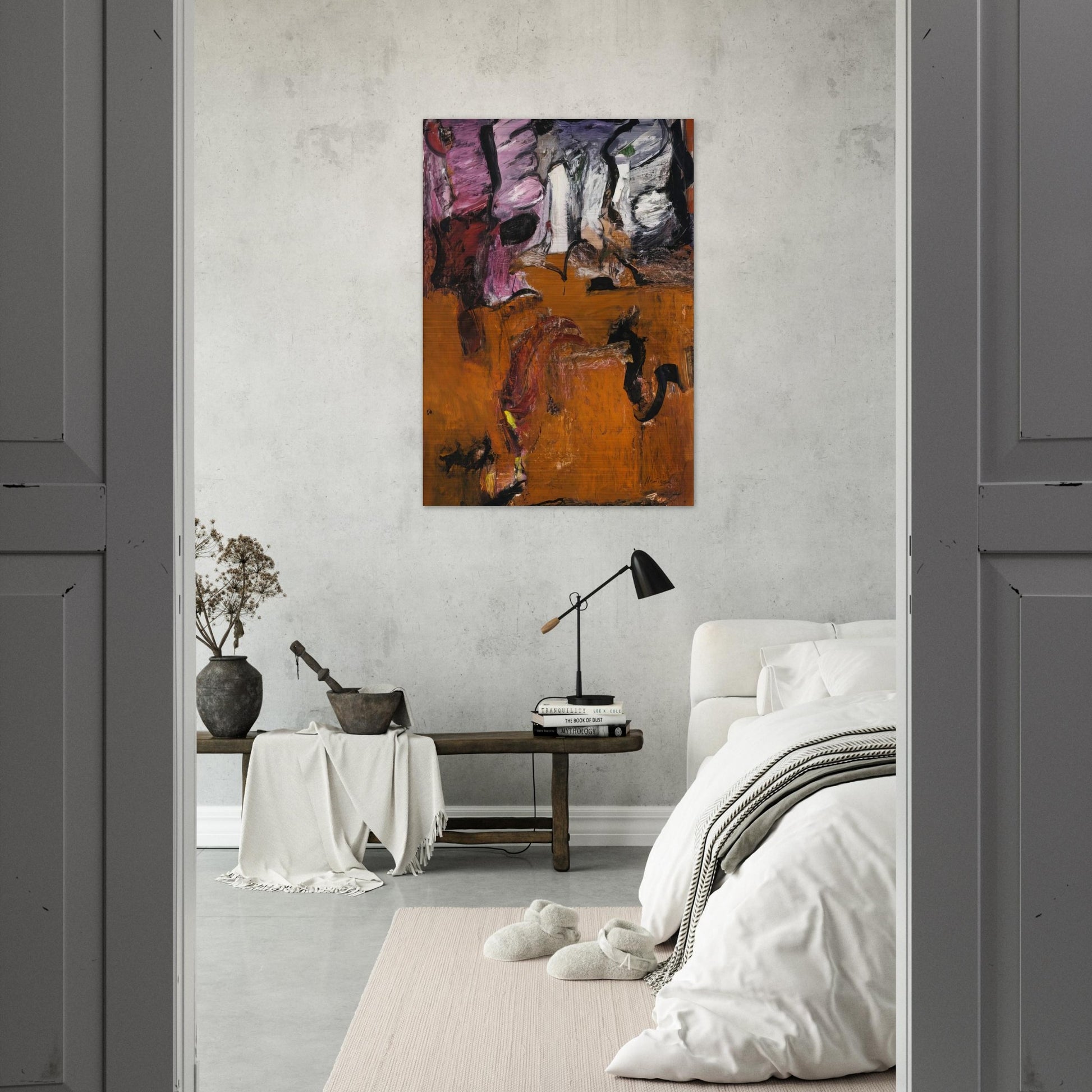 PALLAS ATHENA EARTH 1961 - Grace Hartigan Brushed Aluminum Print - 70x100 cm / 28x40 inches | Grace Hartigan Aluminum Print | Grace Hartigan Prints