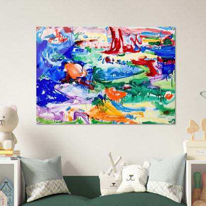 Landscape - Hans Hofmann Acrylic Print - 70x100 cm / 28x40″ inches | Hans Hofmann Wall Art | Hans Hofmann Prints