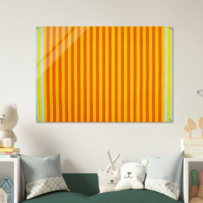 Sunball - 1960 - Gene Davis Acrylic Print - 70x100 cm / 28x40″ inches