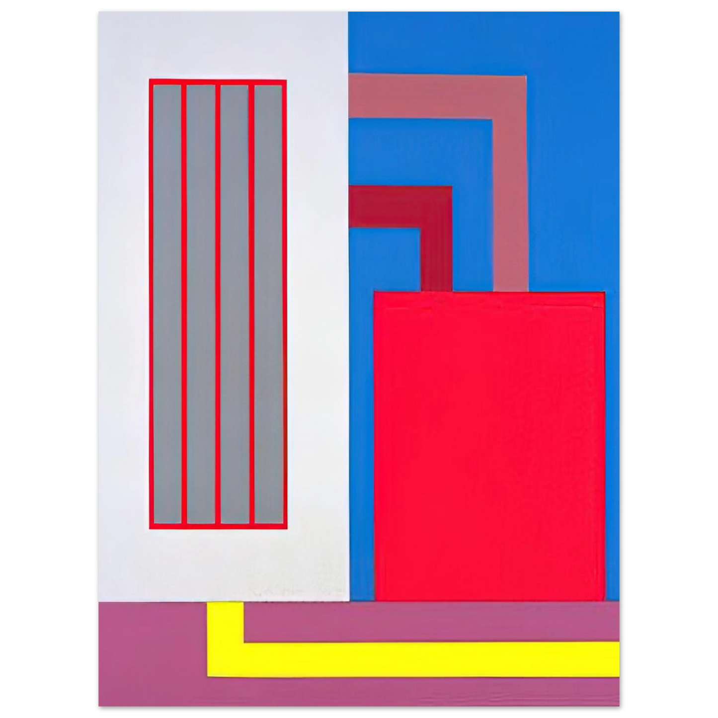 Peter Halley - Lost in Translation - 2004  75x100 cm / 30x40inches Fine Art Poster
