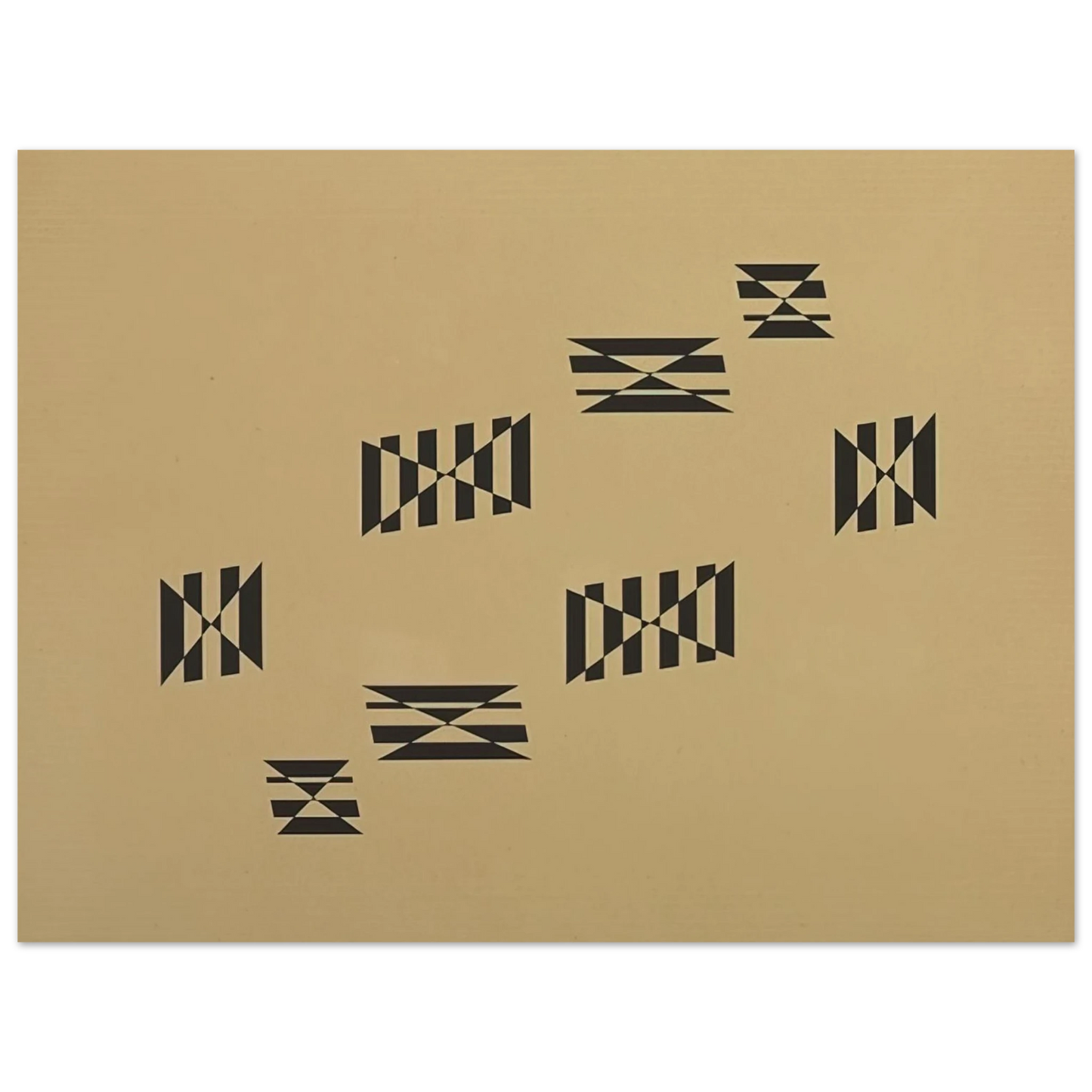 Helio Oiticica - Metaesquema - 1957  75x100 cm / 30x40inches Fine Art Poster