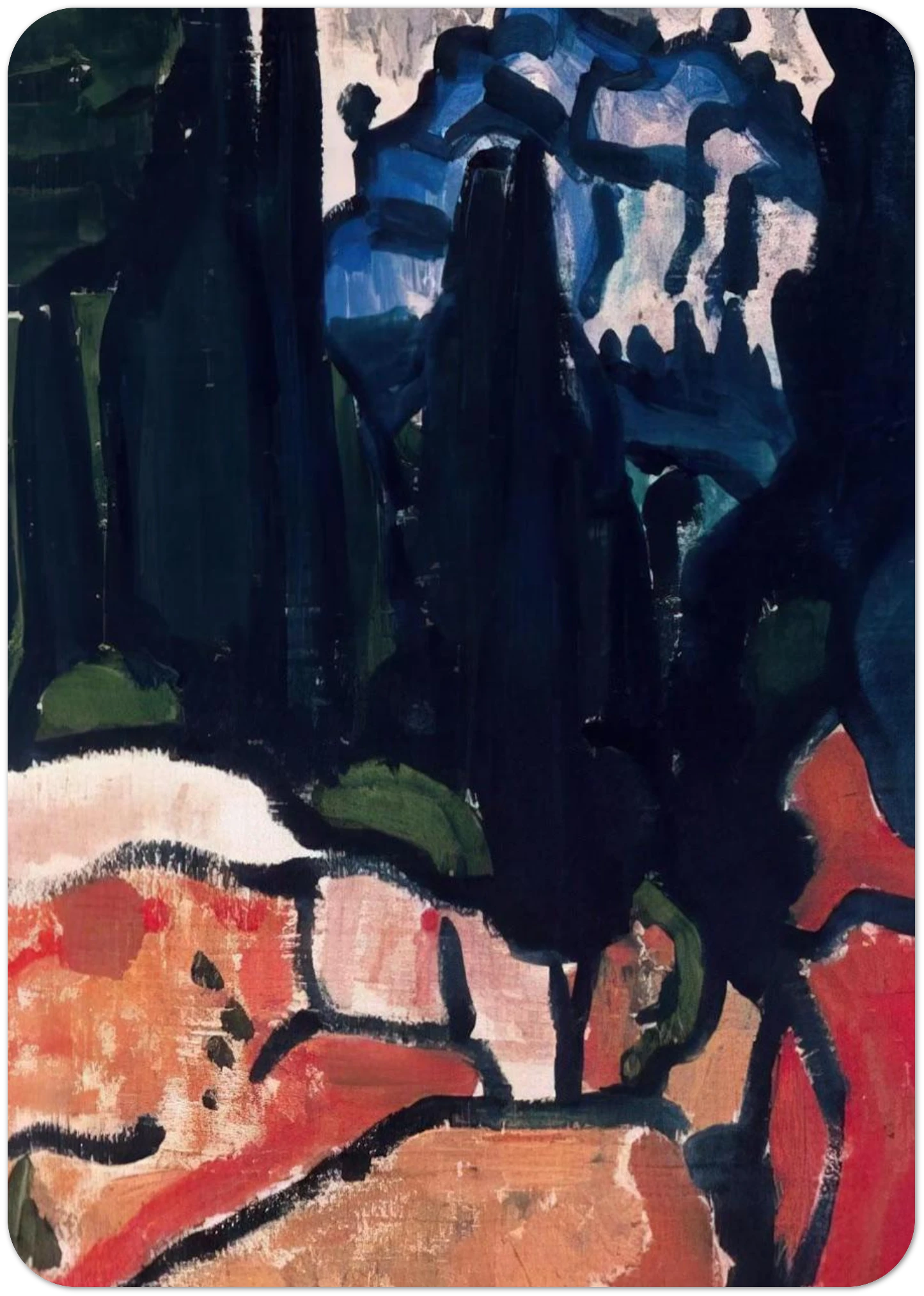 NOT DETECTED 256142 By Andre Derain Pack of 10 Post Cards | Andre Derain Post Cards | A6 (10.5 x 14.8 cm) - 4.1 x 5.8 inches
