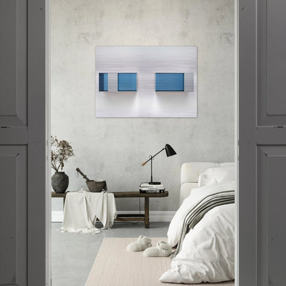 Untitled 88-28 AB Menziken - 1988 - Donald Judd Brushed Aluminum Print - 70x100 cm / 28x40 inches | Donald Judd Aluminum Print | Donald Judd Prints