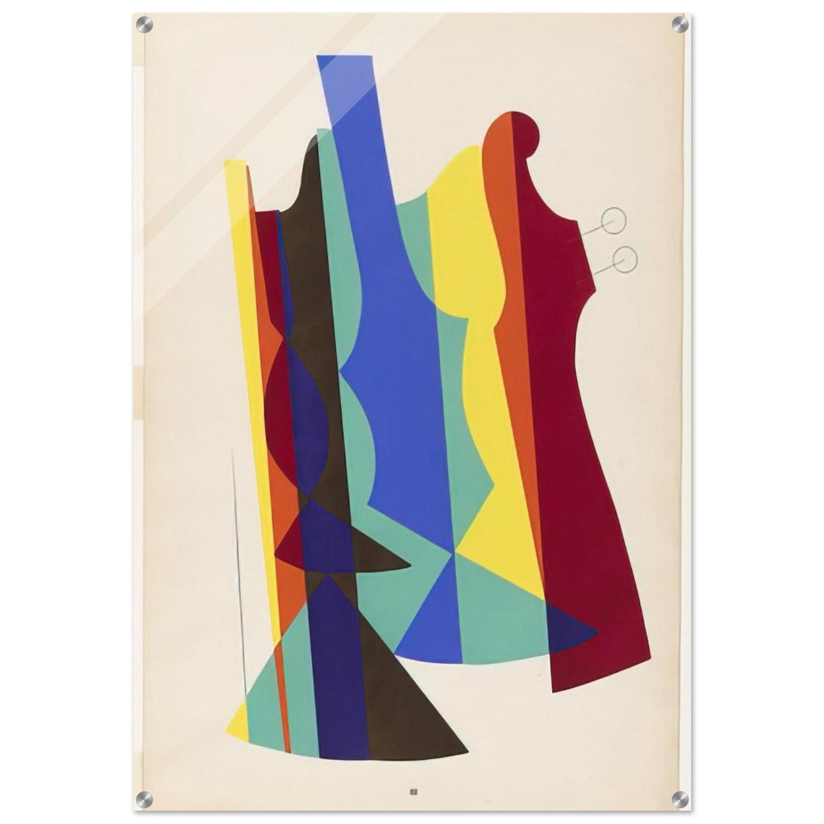 ORCHESTRA FROM THE PORTFOLIO REVOLVING DOORS 1926 - Man Ray Acrylic Print - 70x100 cm / 28x40″ inches | Man Ray Wall Art | Man Ray Prints