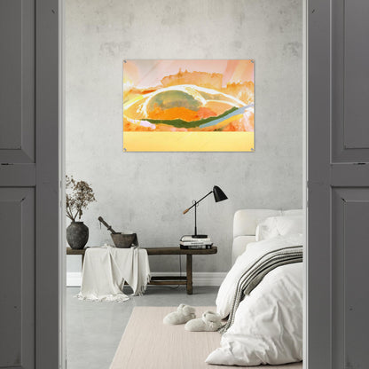 Sunday Afternoon - 1969 - Ronnie Landfield Acrylic Print - 70x100 cm / 28x40″ inches