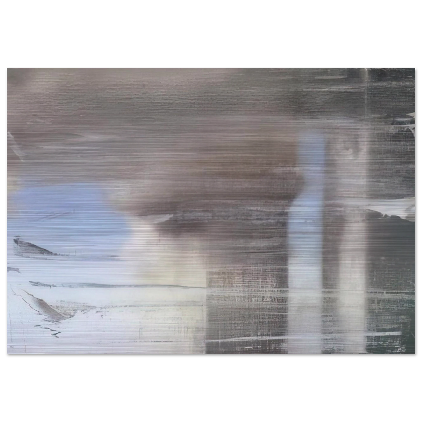 SEPTEMBER 2005 - Gerhard Richter Brushed Aluminum Print - 70x100 cm / 28x40 inches | Gerhard Richter Aluminum Print | Gerhard Richter Prints