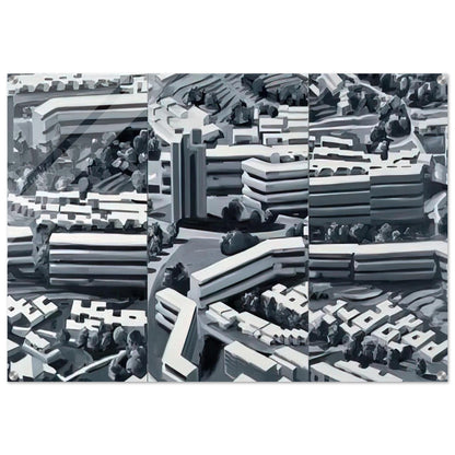 TOWNSCAPE TR 1969 - Gerhard Richter Acrylic Print - 70x100 cm / 28x40″ inches