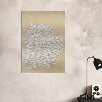 Pastel Statement - 1971 - Robert Goodnough Brushed Aluminum Print - 70x100 cm / 28x40 inches | Robert Goodnough Aluminum Print | Robert Goodnough Prints