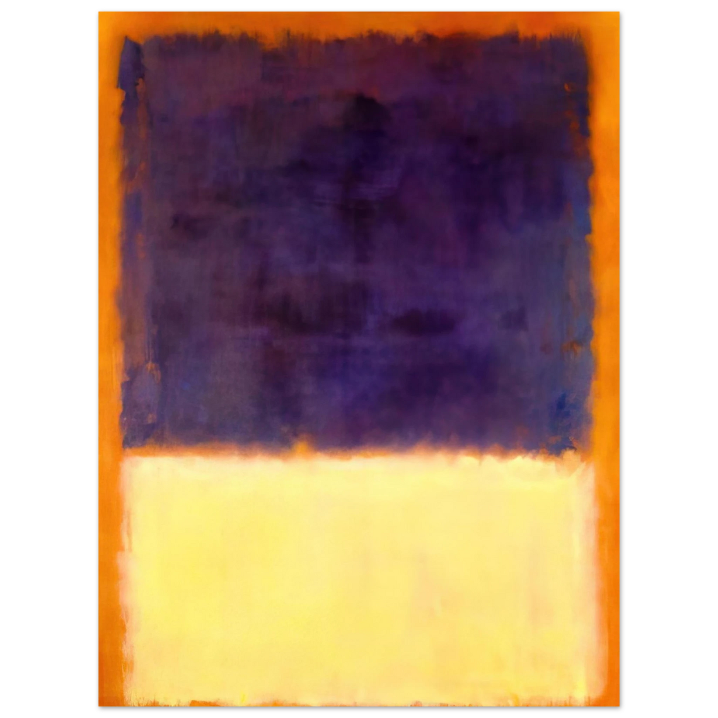 Mark Rothko - Red, Orange, Tan and Purple - 1954 Wall Art - 21x29.7 cm / 8x12" - Fine Art Poster - -