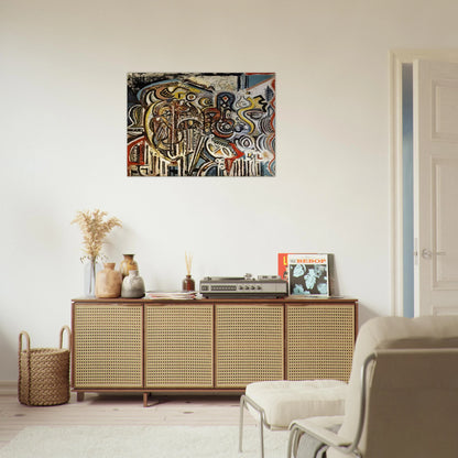 Portrait of Pegeen - Richard Pousette-Dart Brushed Aluminum Print - 70x100 cm / 28x40 inches | Richard Pousette-Dart Aluminum Print | Richard Pousette-Dart Prints