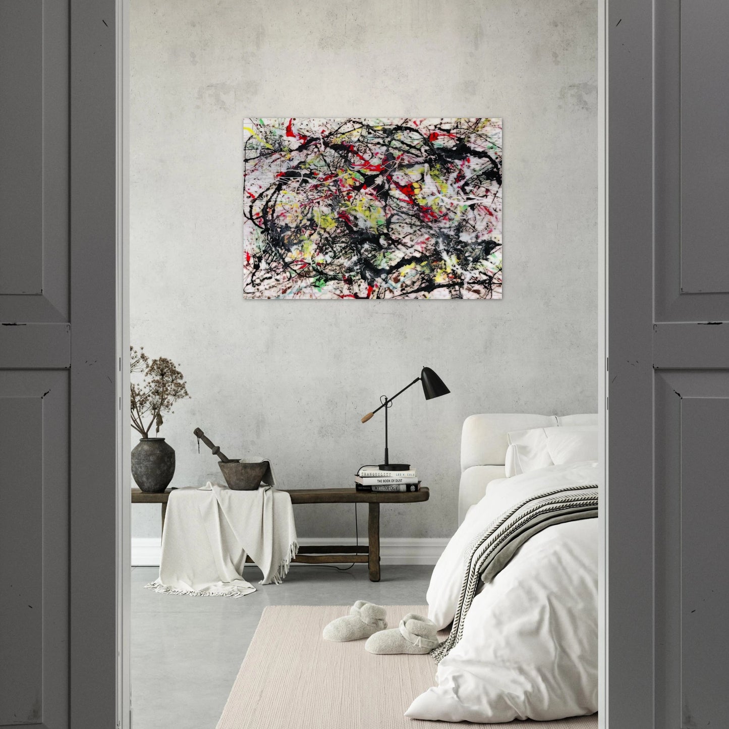 NUMBER 48 1949 - Jackson Pollock Brushed Aluminum Print - 70x100 cm / 28x40 inches | Jackson Pollock Aluminum Print | Jackson Pollock Prints