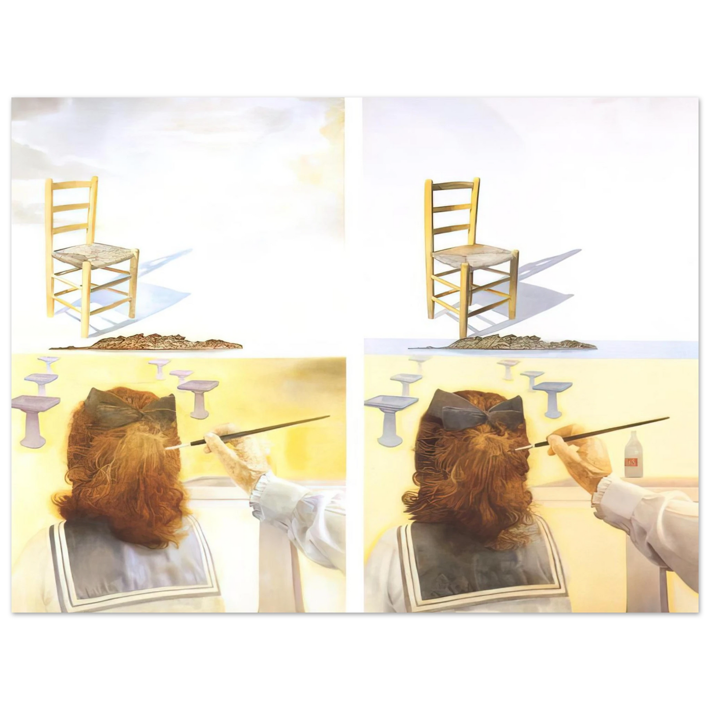 Salvador Dali - THE CHAIR  75x100 cm / 30x40inches Fine Art Poster