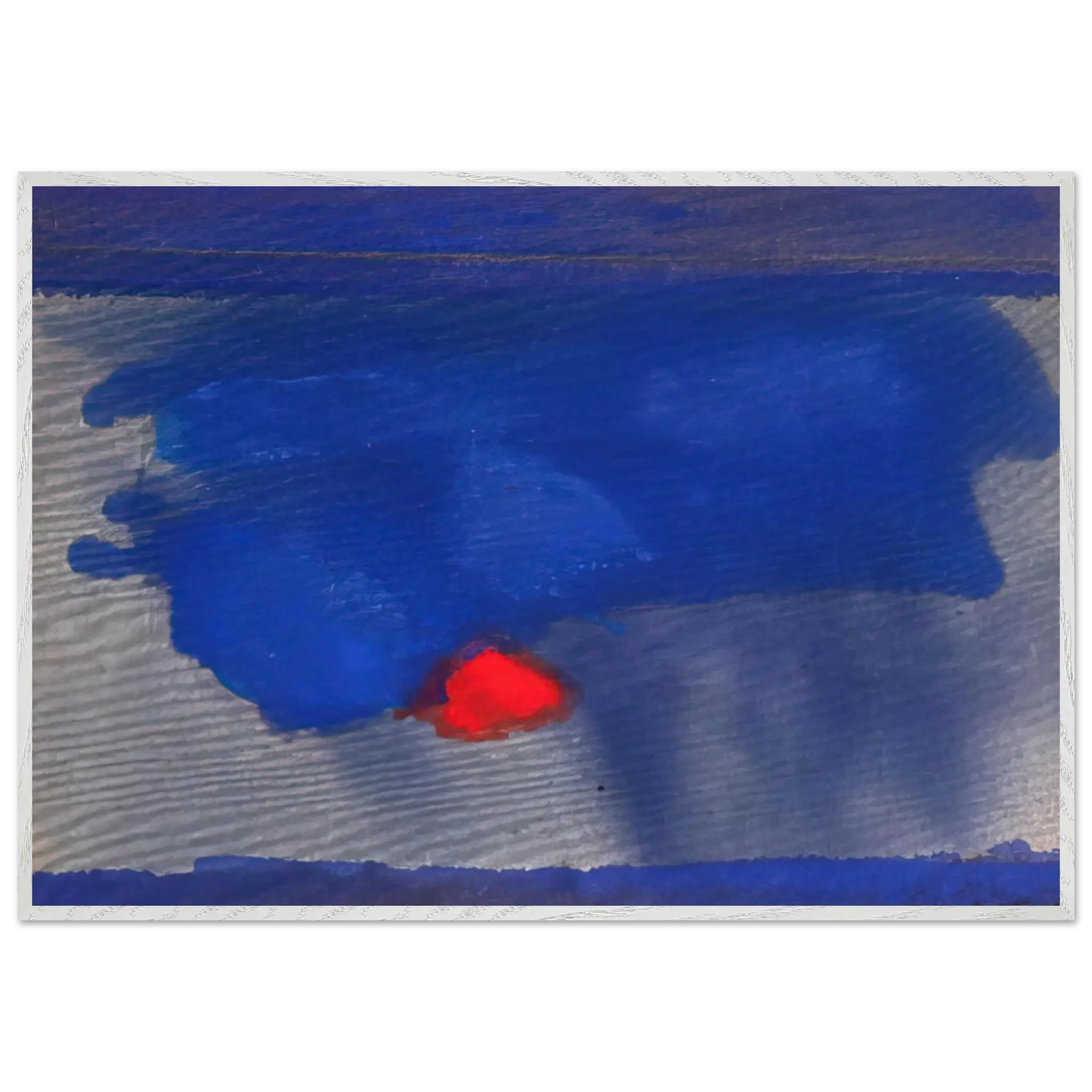 Helen Frankenthaler - Provincetown - 1964 Wall art - 45x60 cm / 18x24 Inches - Premium Wooden Framed Poster With Fine Art Paper - Black frame