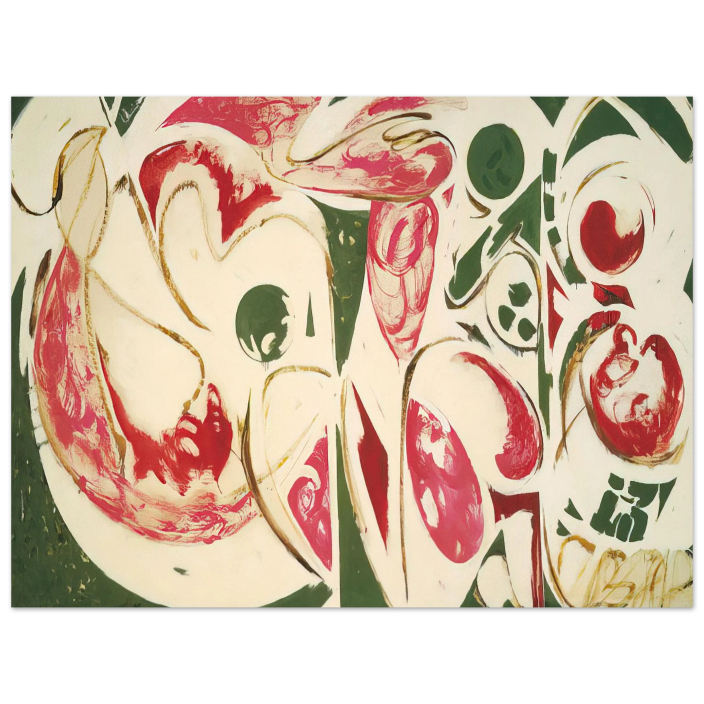 Lee Krasner - The Sun Woman II  75x100 cm / 30x40inches Fine Art Poster