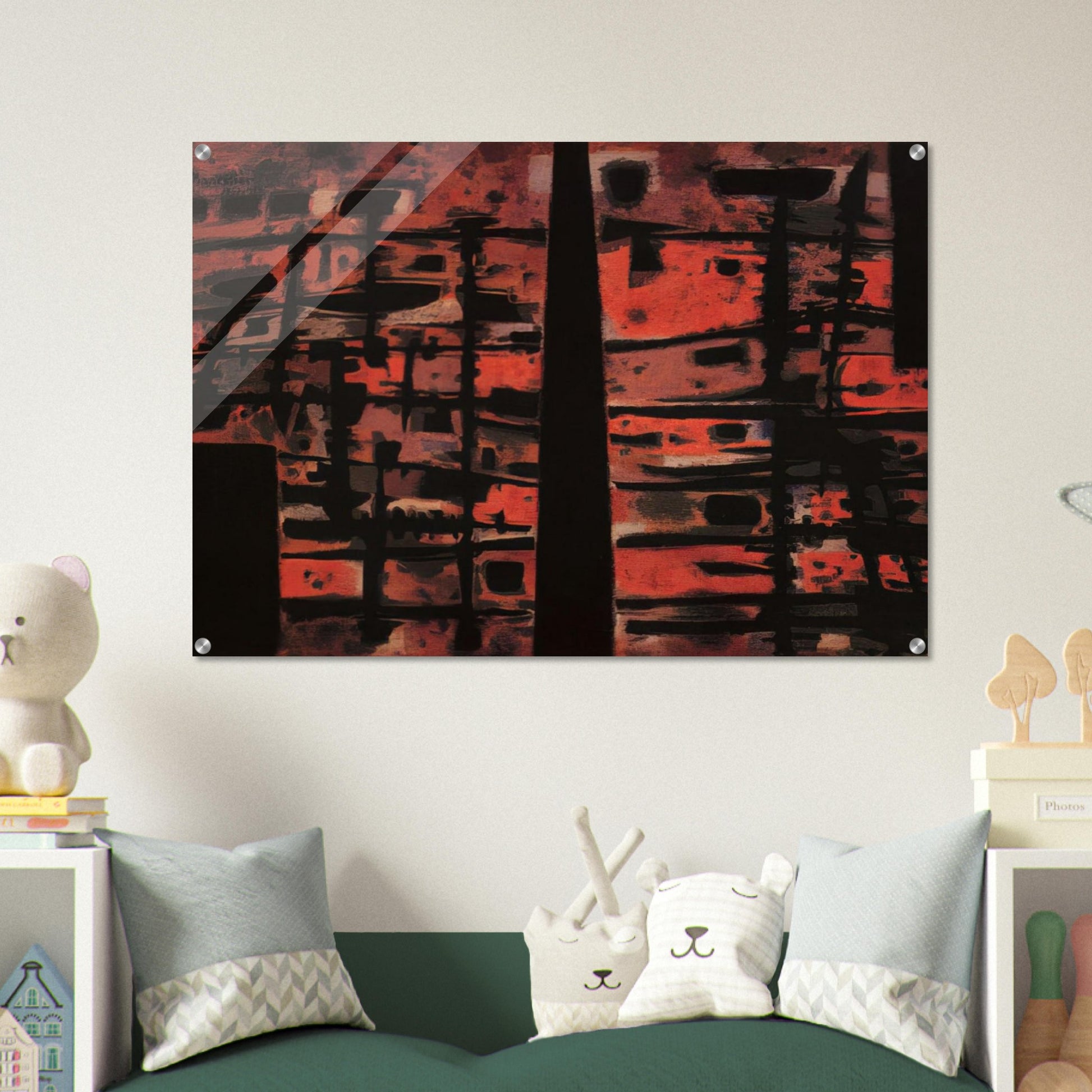 La Sixième Heure - 1958 - Alfred Manessier Acrylic Print - 70x100 cm / 28x40″ inches