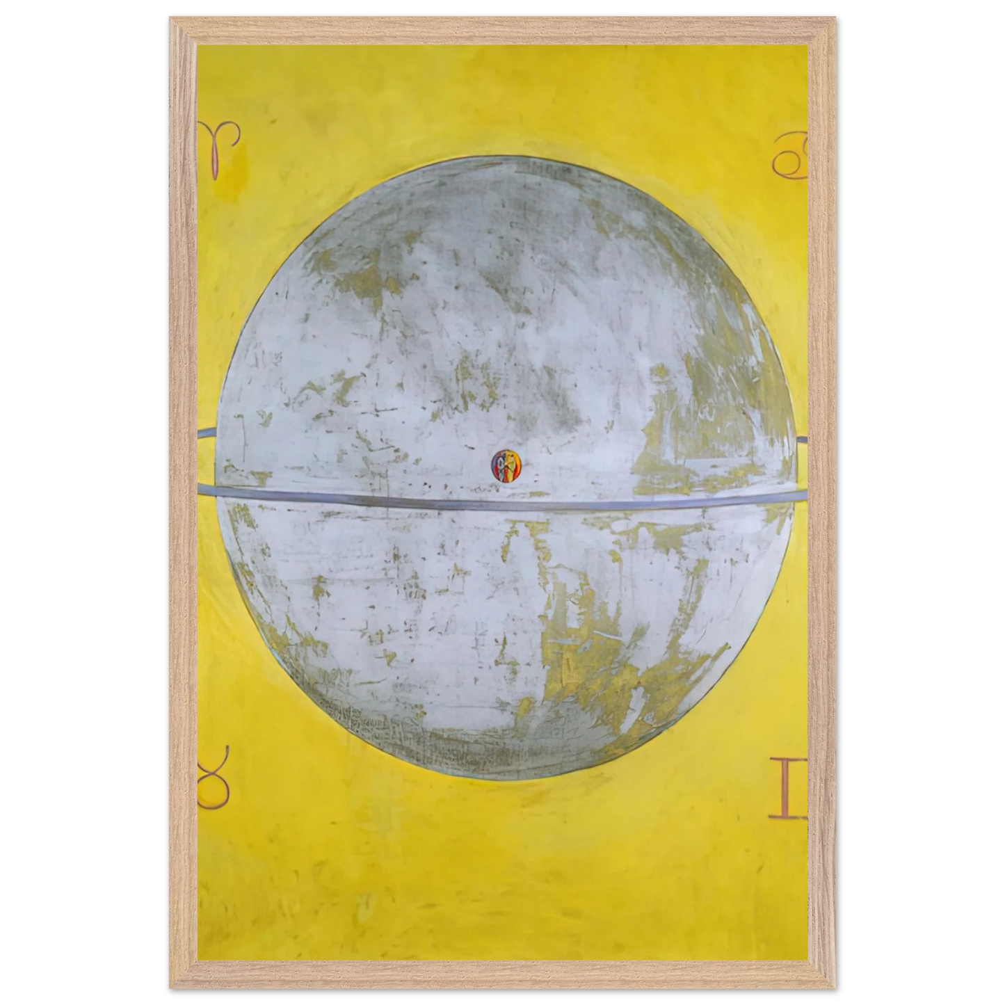 Hilma af Klint - THE DOVE NR 12 1915 Wall art - A3 (29.7 x 42  cm) - Fine Art Poster-canvas - -