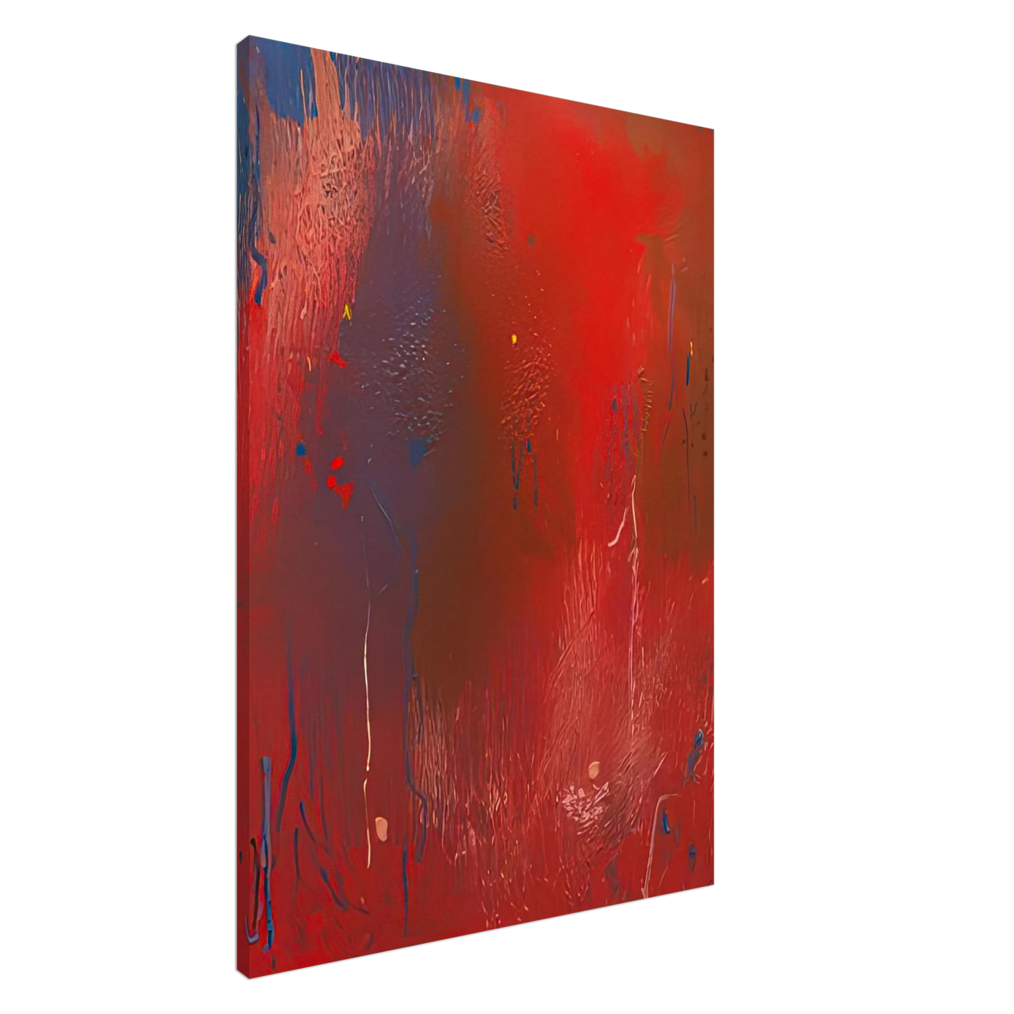 Helen Frankenthaler - Warrior, 1991- Wall Art - 21x29.7 cm / 8x12" - Premium Wooden Framed Poster With Fine Art Paper-canvas - Wood frame