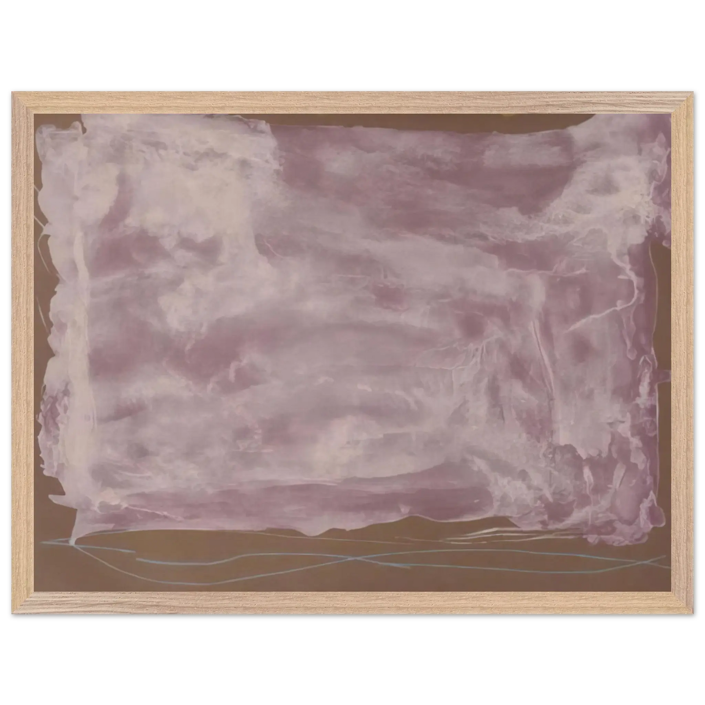 Helen Frankenthaler - Soho Dreams - 1987 Wall art - 40x50 cm / 16x20 Inches - Premium Wooden Framed Poster With Fine Art Paper - White frame