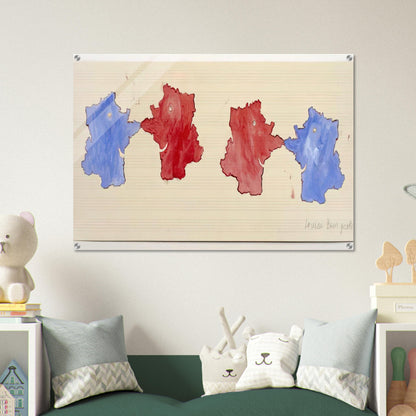 ON THE OCCASION OF SERPENTINE GALLERY MAP MARATHON - Louise Bourgeois Acrylic Print - 70x100 cm / 28x40″ inches | Louise Bourgeois Wall Art | Louise Bourgeois Prints