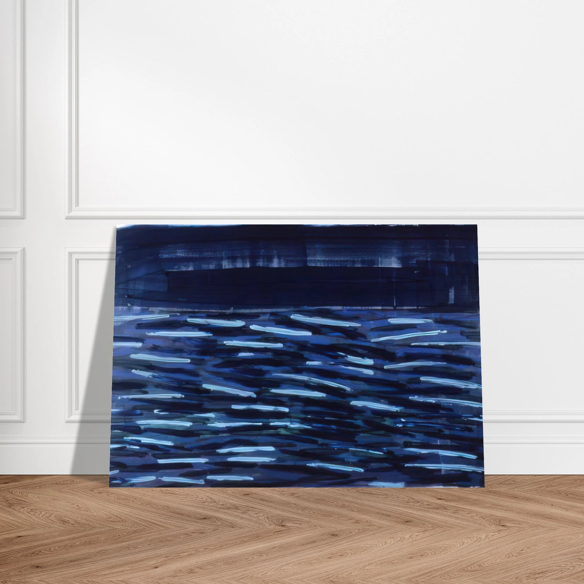 Flowers Of The Deep - 1984 - Ronnie Landfield Brushed Aluminum Print - 70x100 cm / 28x40 inches | Ronnie Landfield Aluminum Print | Ronnie Landfield Prints