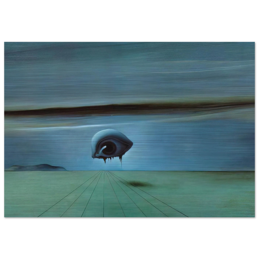 THE EYE - Salvador Dali Brushed Aluminum Print - 70x100 cm / 28x40 inches | Salvador Dali Aluminum Print | Salvador Dali Prints