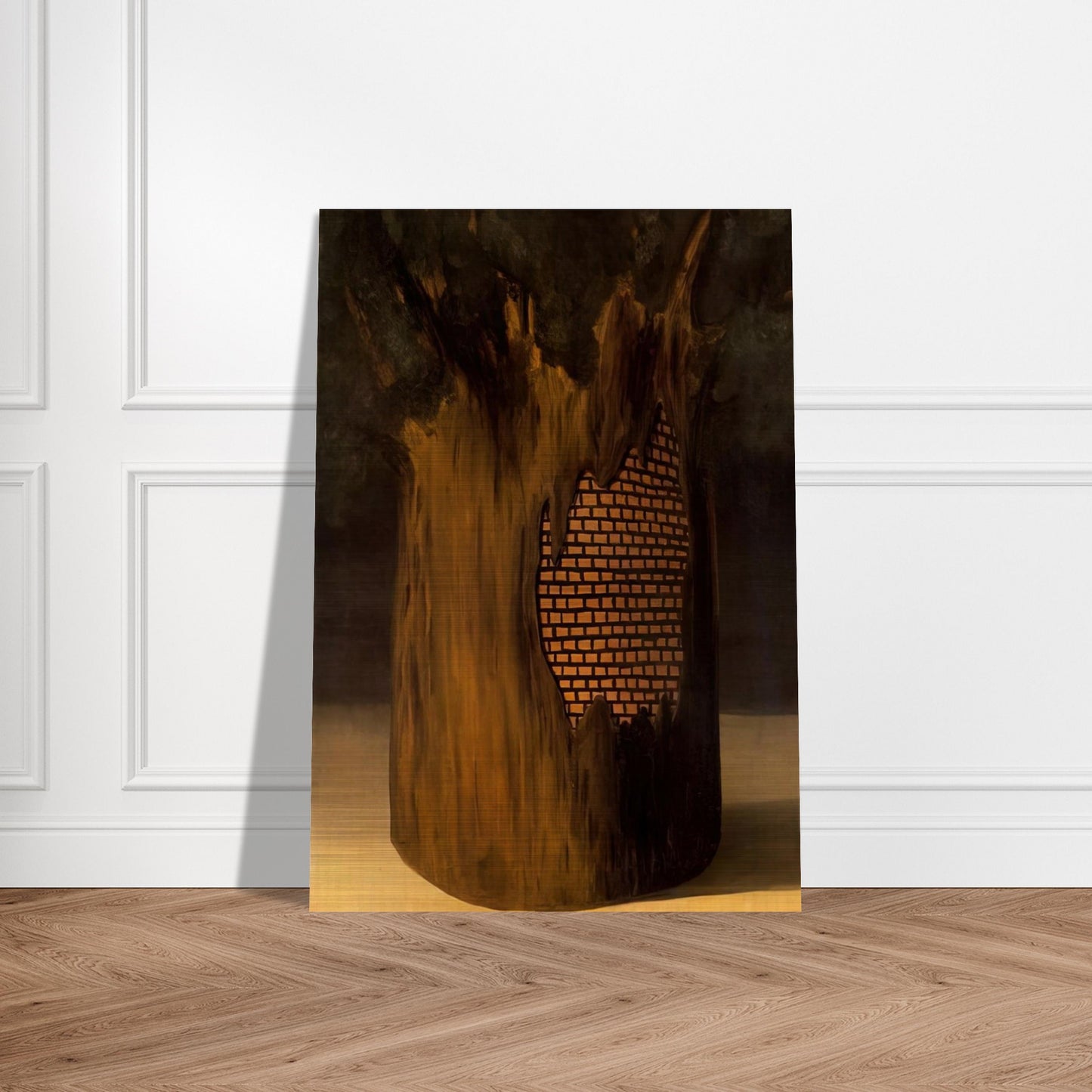 THRESHOLD OF FOREST 1926 - Rene Magritte Brushed Aluminum Print - 70x100 cm / 28x40 inches | Rene Magritte Aluminum Print | Rene Magritte Prints