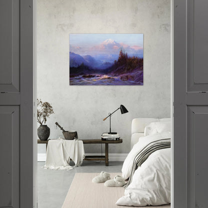 Mount McKinley - 1925 - Sydney Laurence Brushed Aluminum Print - 70x100 cm / 28x40 inches | Sydney Laurence Aluminum Print | Sydney Laurence Prints