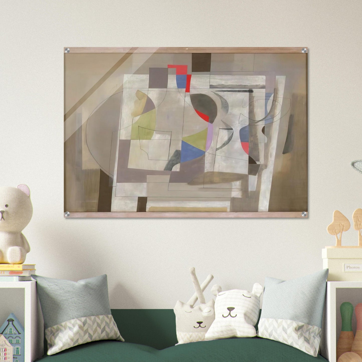 Feb 2-54 - 1954 - Ben Nicholson Acrylic Print - 70x100 cm / 28x40″ inches