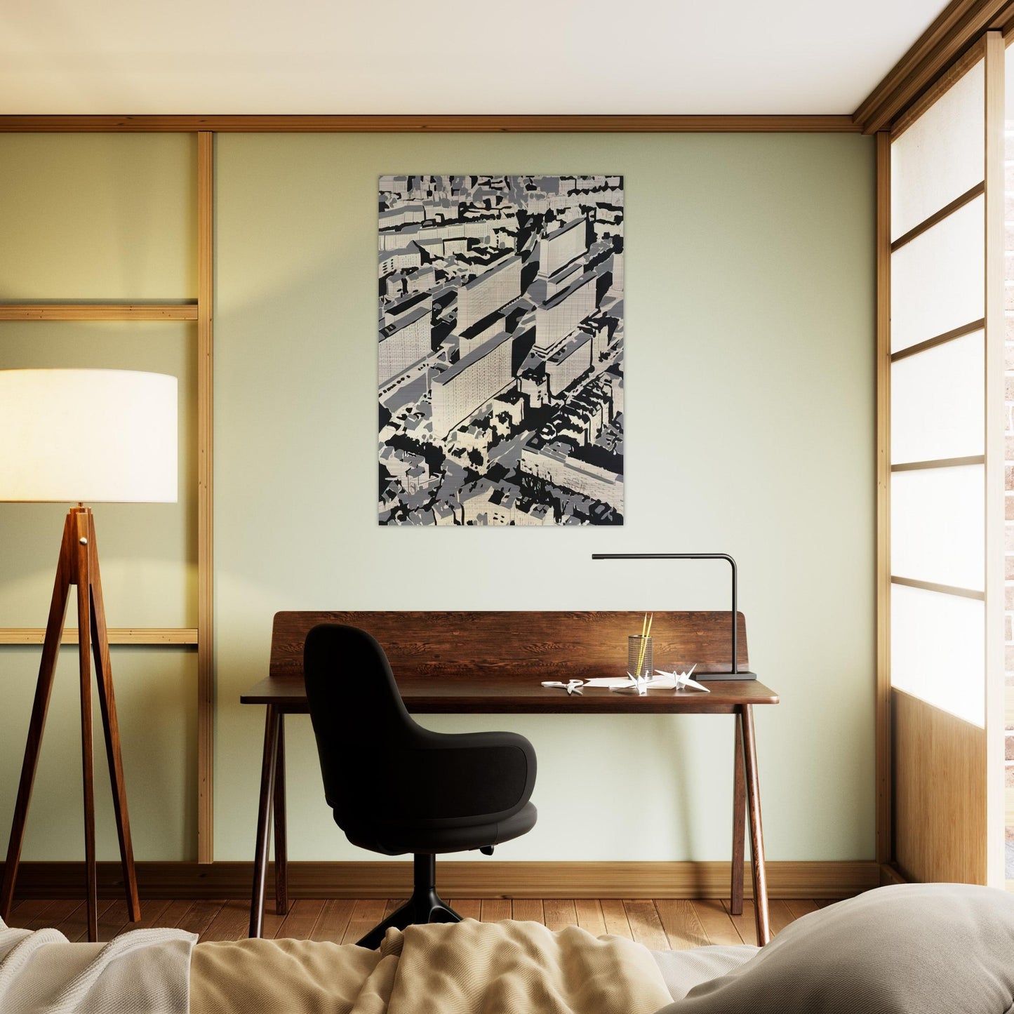 OWNSCAPE HA 1968 - Gerhard Richter Brushed Aluminum Print - 70x100 cm / 28x40 inches | Gerhard Richter Aluminum Print | Gerhard Richter Prints