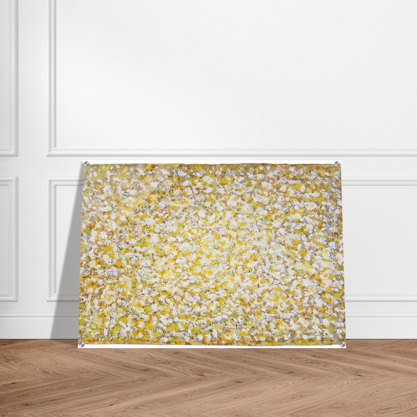 Serpentine Saffron - 1969 - Richard Pousette-Dart Acrylic Print - 70x100 cm / 28x40″ inches