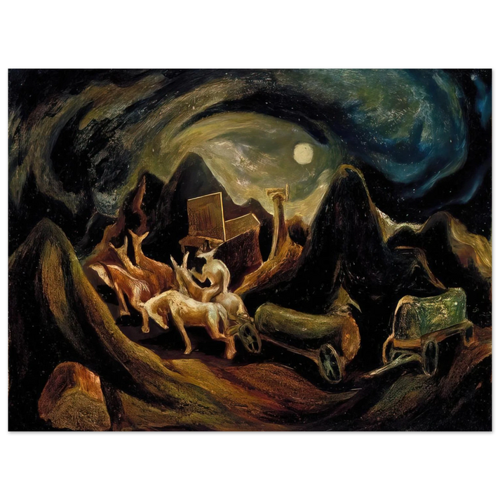 Jackson Pollock - GOING WEST 1935 1  75x100 cm / 30x40inches Fine Art Poster