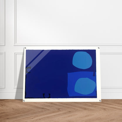 Four Blues Two Discs - 1970 - Patrick Heron Acrylic Print - 70x100 cm / 28x40″ inches