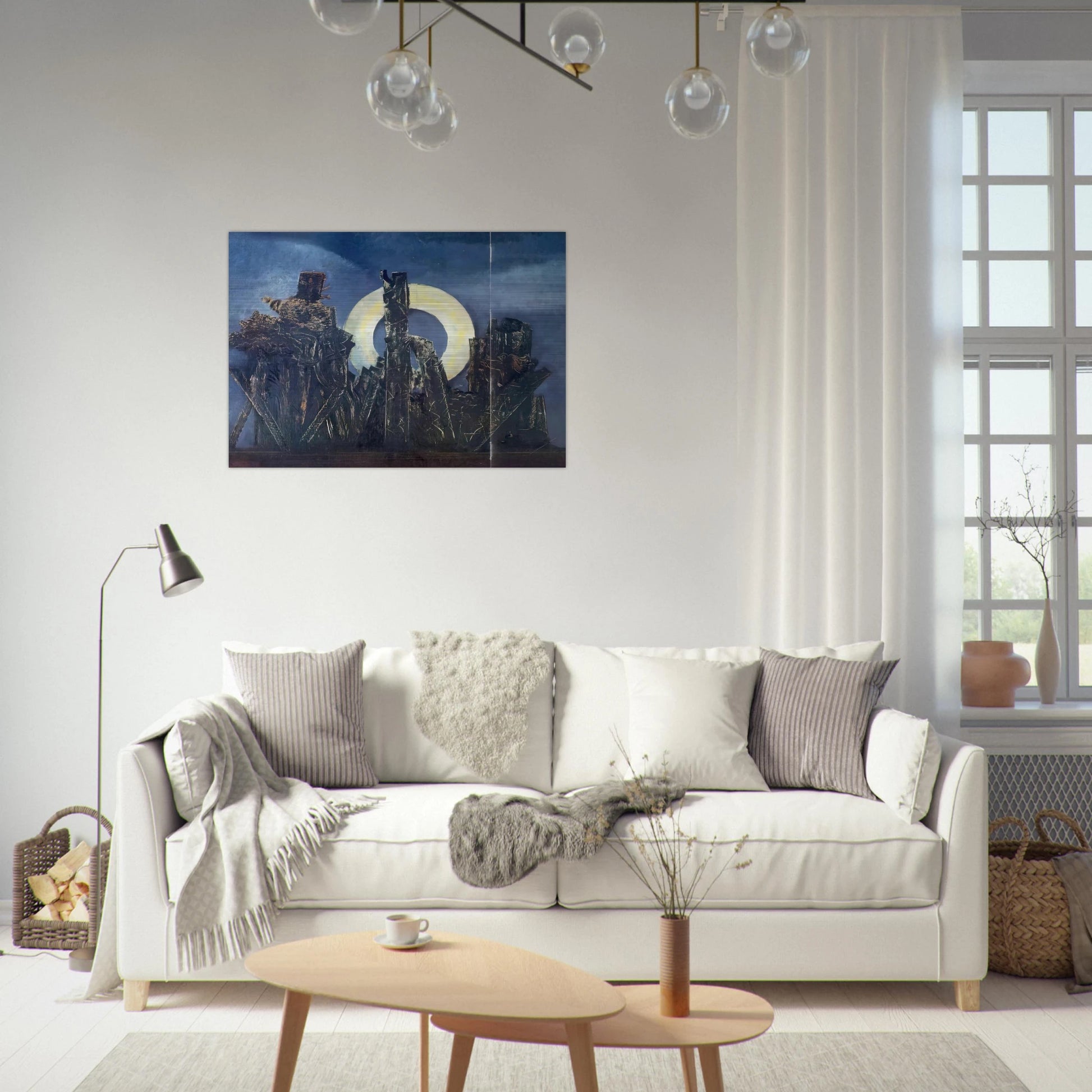 The large forest - Max Ernst Brushed Aluminum Print - 70x100 cm / 28x40 inches | Max Ernst Aluminum Print | Max Ernst Prints