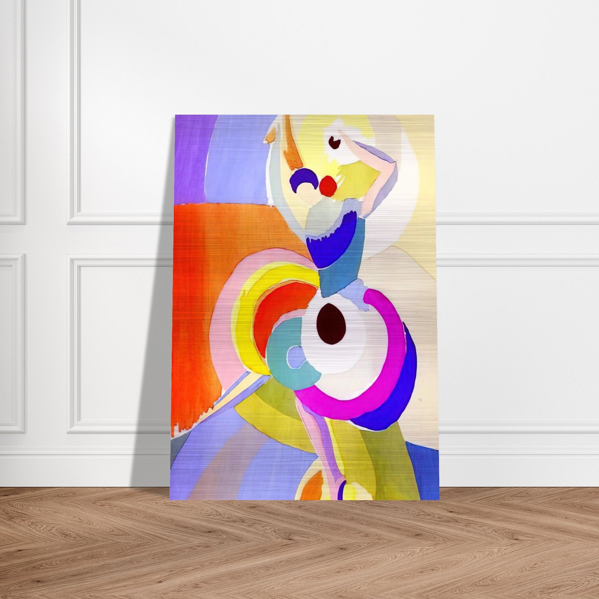 FLAMENCO DANCER - Sonia Delaunay Brushed Aluminum Print - 70x100 cm / 28x40 inches | Sonia Delaunay Aluminum Print | Sonia Delaunay Prints