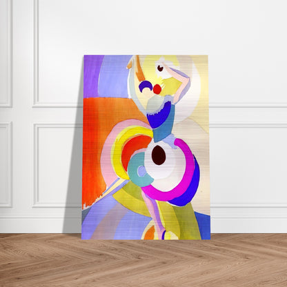 FLAMENCO DANCER - Sonia Delaunay Brushed Aluminum Print - 70x100 cm / 28x40 inches | Sonia Delaunay Aluminum Print | Sonia Delaunay Prints