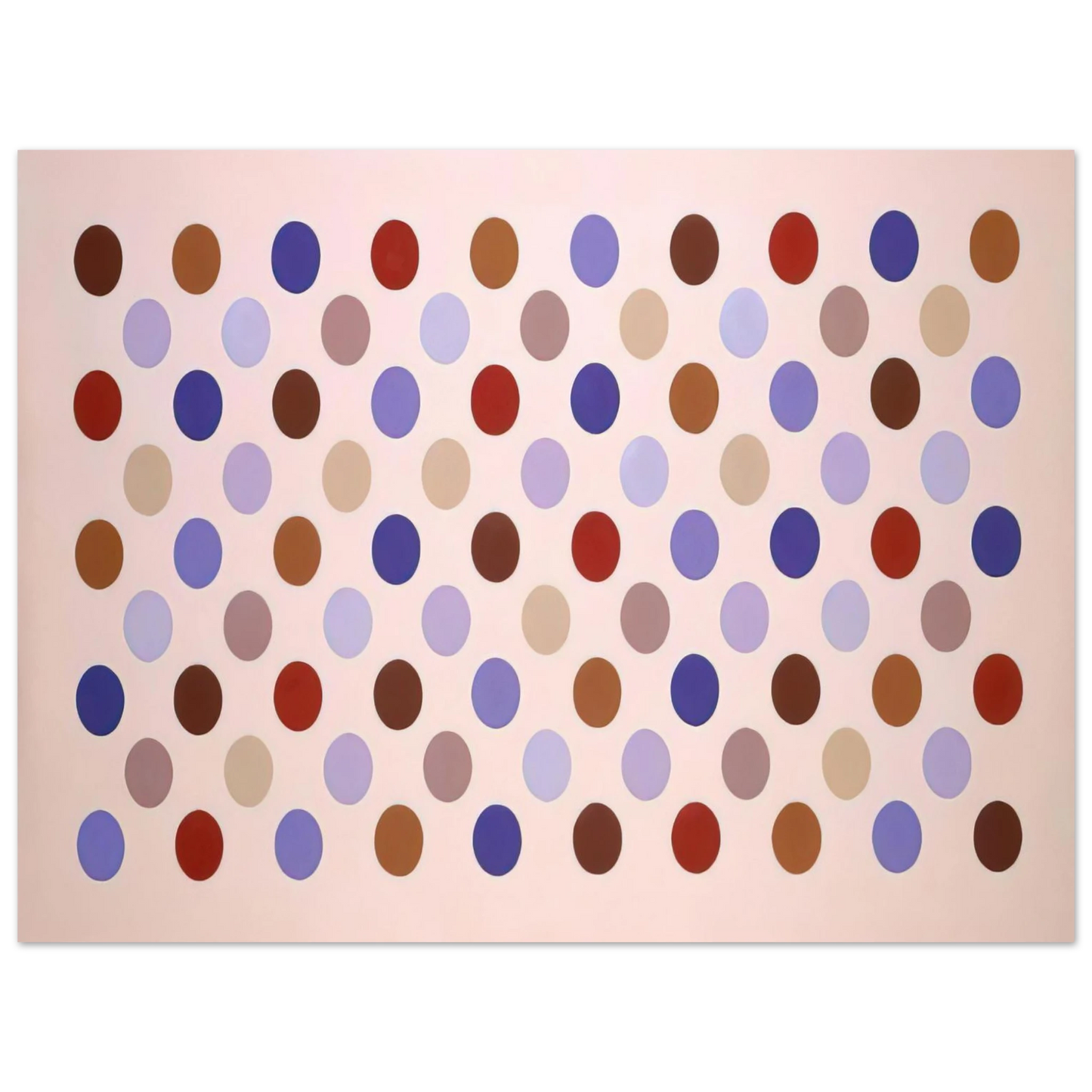 Thomas Downing - Grid #8 - 1969  75x100 cm / 30x40inches Fine Art Poster