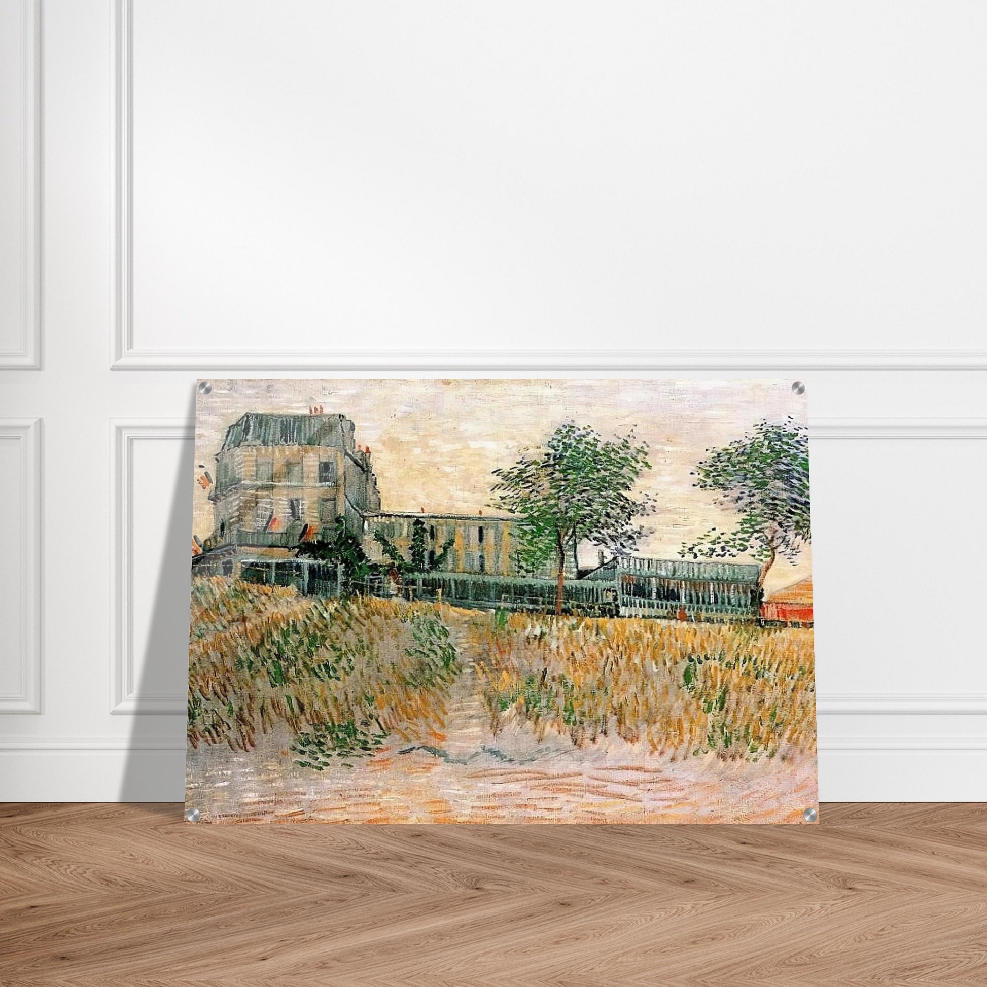 The Restaurant de la Sirene at Asnieres - Vincent van Gogh Acrylic Print - 70x100 cm / 28x40″ inches