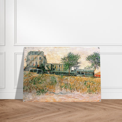 The Restaurant de la Sirene at Asnieres - Vincent van Gogh Acrylic Print - 70x100 cm / 28x40″ inches