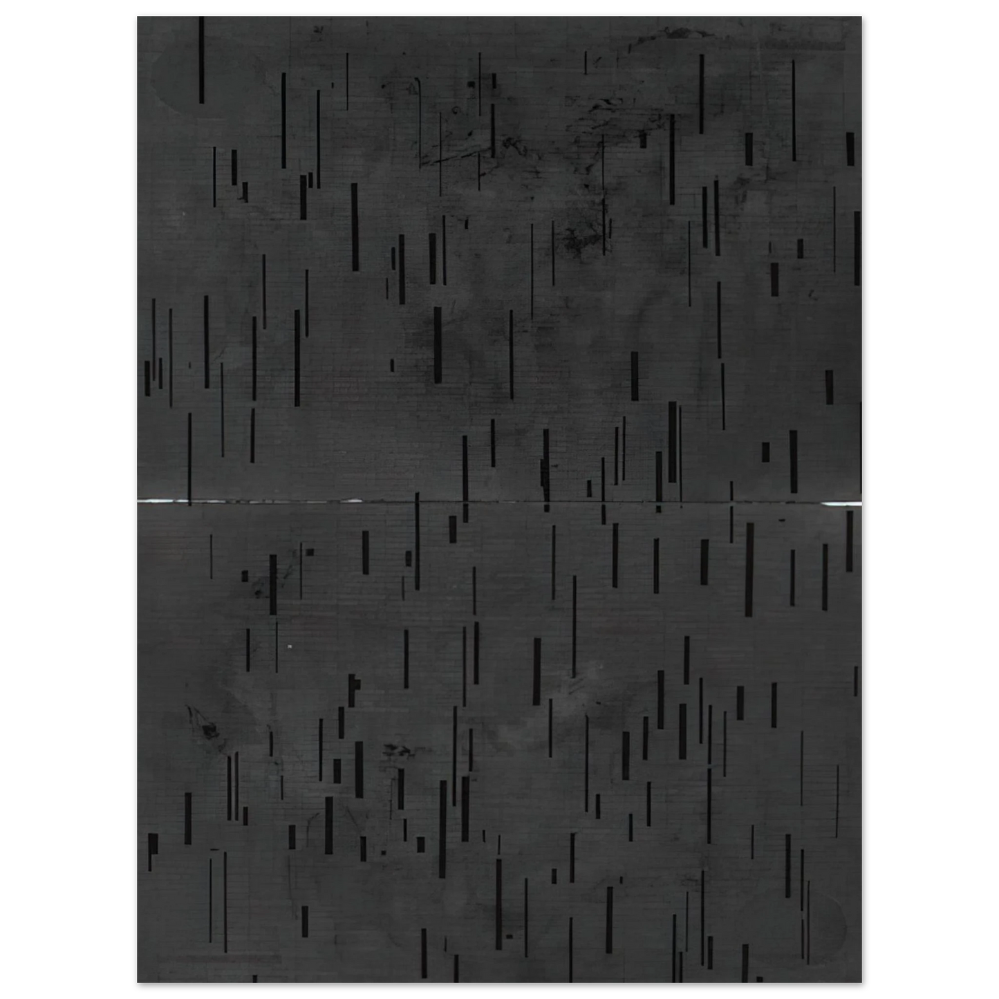 John Cage - Global Village 1-36 - Abstract Expressionism  75x100 cm / 30x40inches Fine Art Poster