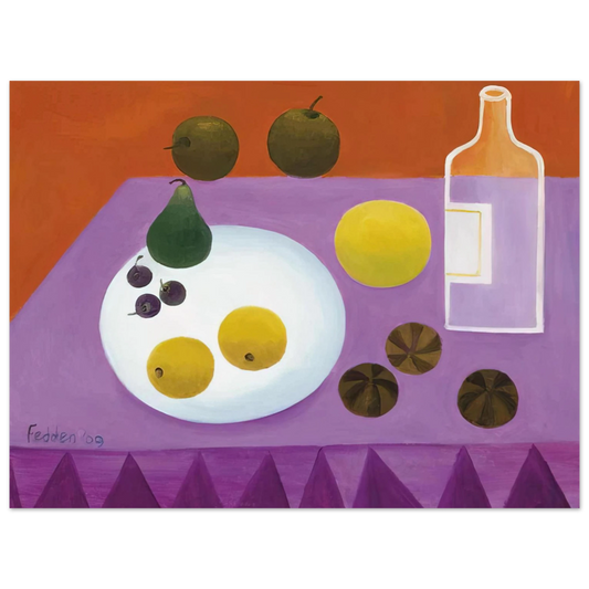 Mary Fedden - Fruit - 2009  75x100 cm / 30x40inches Fine Art Poster