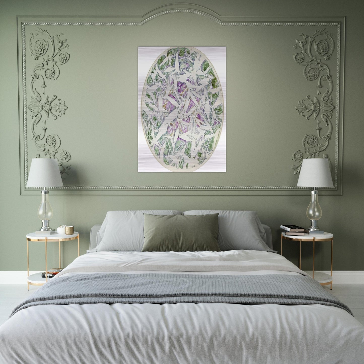 Untitled - Tachisme - Simon Hantai Brushed Aluminum Print - 70x100 cm / 28x40 inches | Simon Hantai Aluminum Print | Simon Hantai Prints