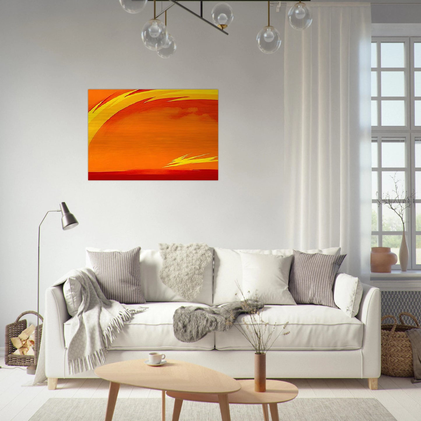From the Plains II - Georgia O'Keeffe Brushed Aluminum Print - 70x100 cm / 28x40 inches | Georgia O'Keeffe Aluminum Print | Georgia O'Keeffe Prints