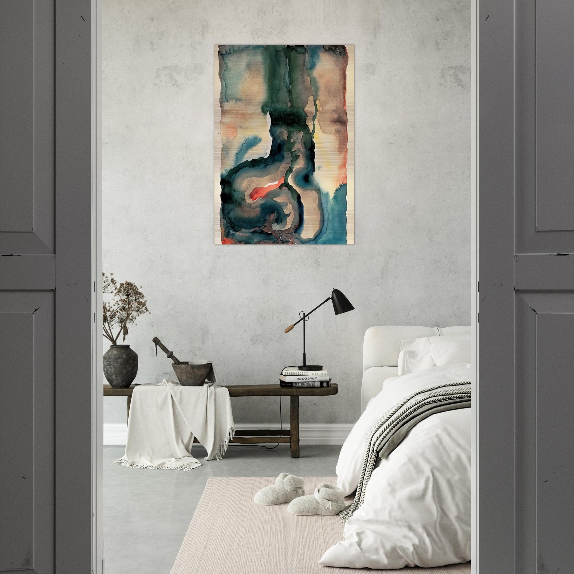 Portrait No. III - Georgia O'Keeffe Brushed Aluminum Print - 70x100 cm / 28x40 inches | Georgia O'Keeffe Aluminum Print | Georgia O'Keeffe Prints