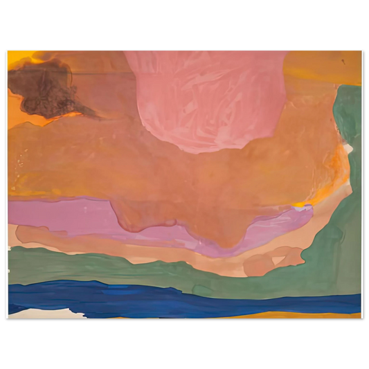 Helen Frankenthaler - Flood, 1967- Wall Art - 21x29.7 cm / 8x12" - Fine Art Poster-canvas - -