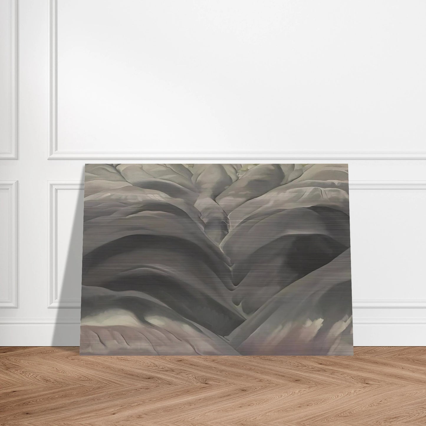 Black Place I - Georgia O'Keeffe Brushed Aluminum Print - 70x100 cm / 28x40 inches | Georgia O'Keeffe Aluminum Print | Georgia O'Keeffe Prints