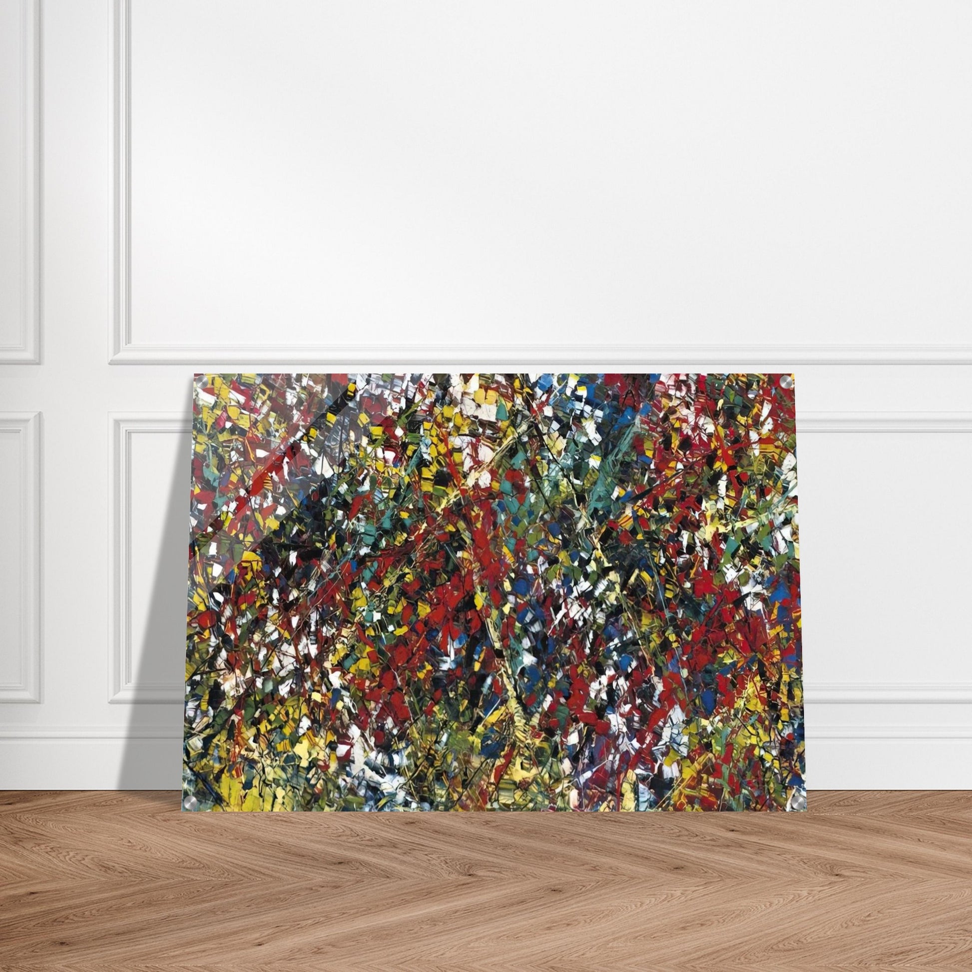 Composition - Jean-Paul Riopelle Acrylic Print - 70x100 cm / 28x40″ inches | Jean-Paul Riopelle Wall Art | Jean-Paul Riopelle Prints