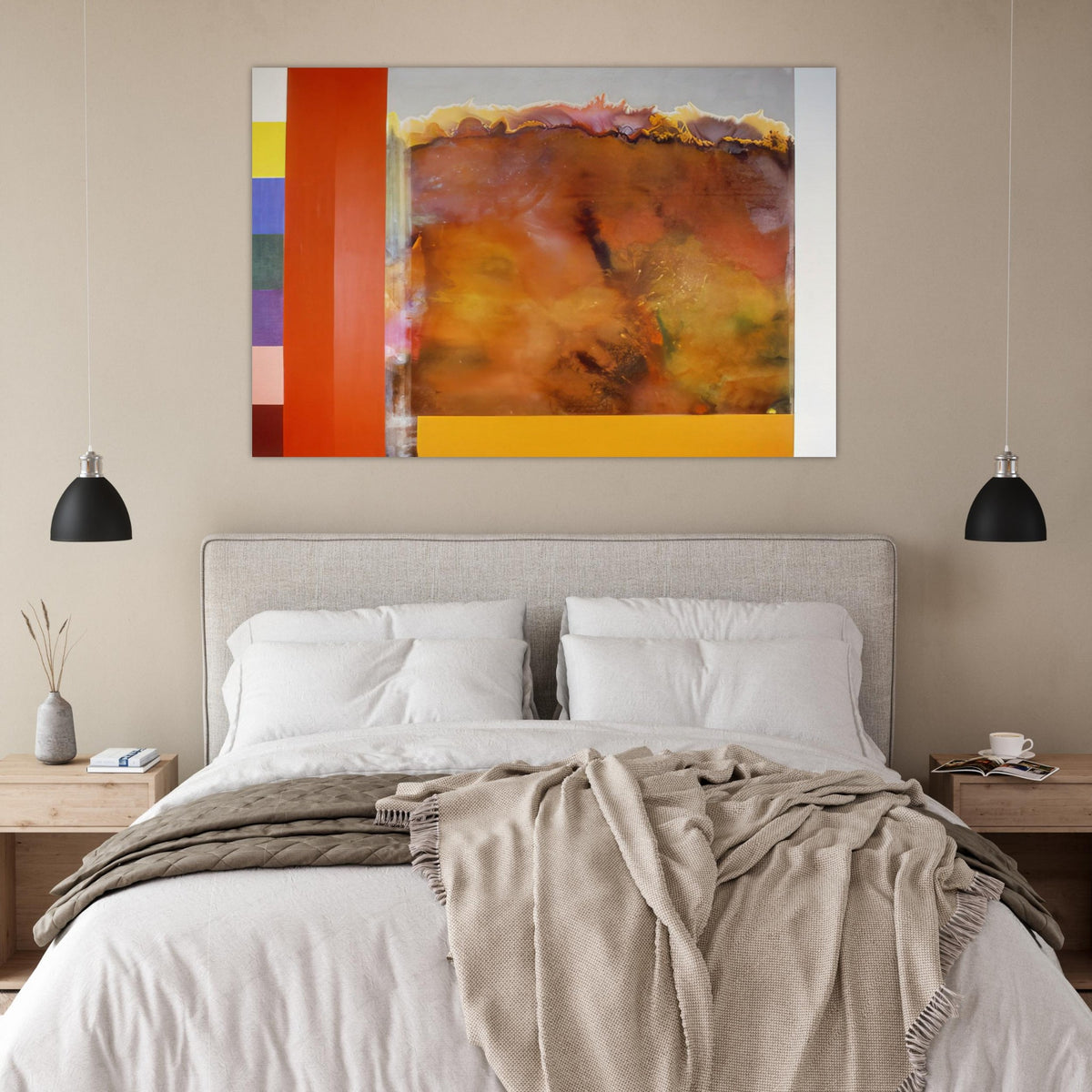 For The Ages - 1985 - Ronnie Landfield Art Prints - 100x150 cm / 40x60″ inches | Ronnie Landfield Poster | Ronnie Landfield Prints