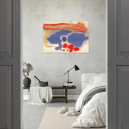 Summerscene, Provincetown - 1961 - Helen Frankenthaler Brushed Aluminum Print - 70x100 cm / 28x40 inches | Helen Frankenthaler Aluminum Print | Helen Frankenthaler Prints