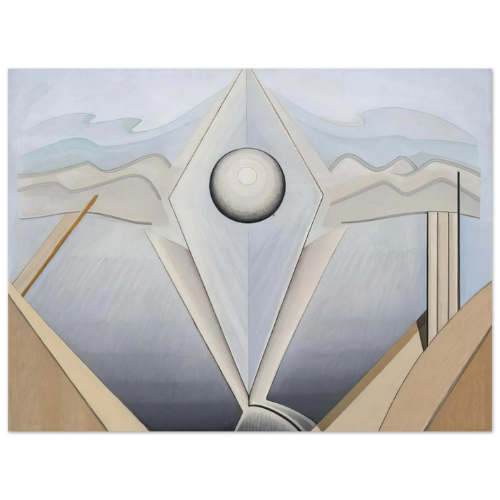Lawren Harris - Abstract Painting #98 - 1938  75x100 cm / 30x40inches Fine Art Poster